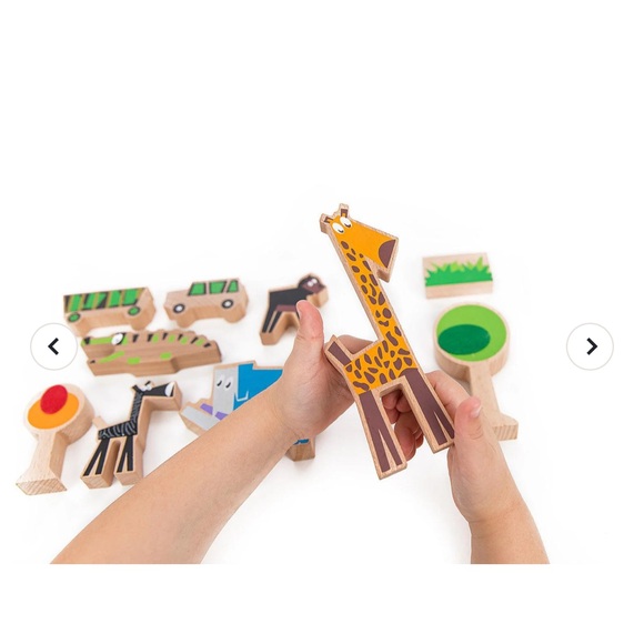 Wanderlust Safari Themed Blocks - Eco-Friendly Adventure Playset - Picture 5 of 10